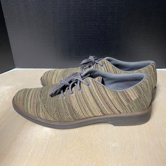 Mark Nason Size 12 Dress Knit Memory Foam Lace Up Oxford Shoes Green Oxford - Picture 3 of 8
